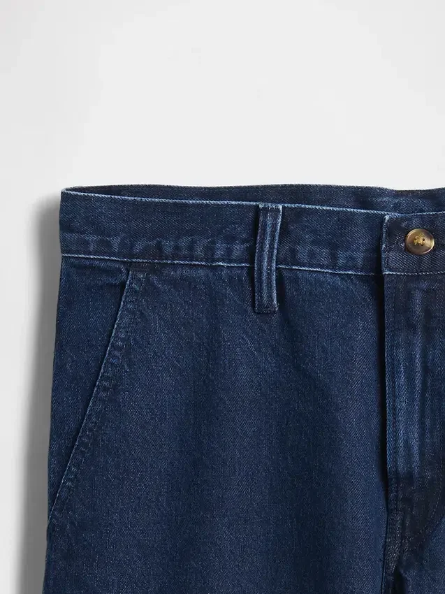 Jeans med avslappnad rak passform