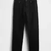 Jeans med avslappnad rak passform