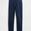 Jeans med avslappnad rak passform