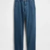 Jeans med avslappnad rak passform