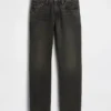 Jeans med avslappnad rak passform