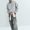 Jeans med avslappnad rak passform