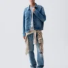 Avslappnad ikonisk jeansjacka