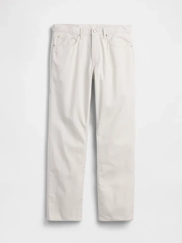 Jeans med avslappnad rak passform