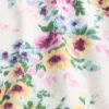 Jeans med hög midja och blommönster