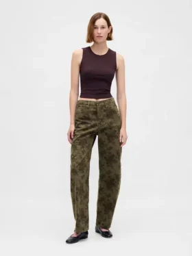 Jeans med hög midja och rak passform