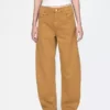 Jeans med hög midja och rak passform