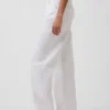 Jeans med hög midja och rak passform
