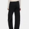 Jeans med hög midja och rak passform