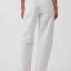 Jeans med hög midja och rak passform