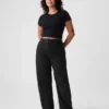 Jeans med hög midja och rak passform