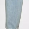 Jeans med hög midja och rak passform