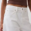 Jeans med hög midja och rak passform