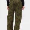 Jeans med hög midja och rak passform