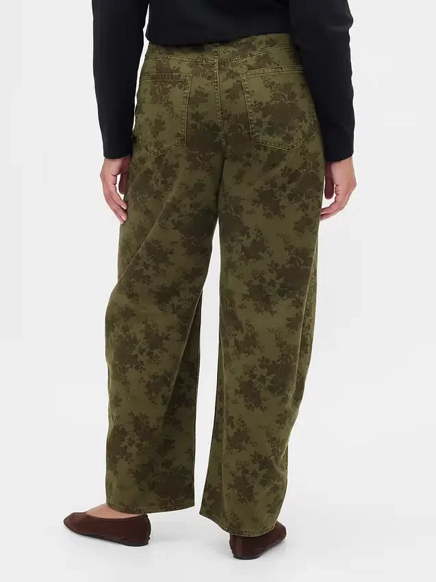 Jeans med hög midja och rak passform