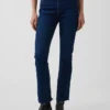Jeans med hög midja och utsvängda ben