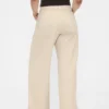 Jeans med hög midja och vida ben