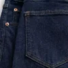 Jeans med hög midja och vida ben