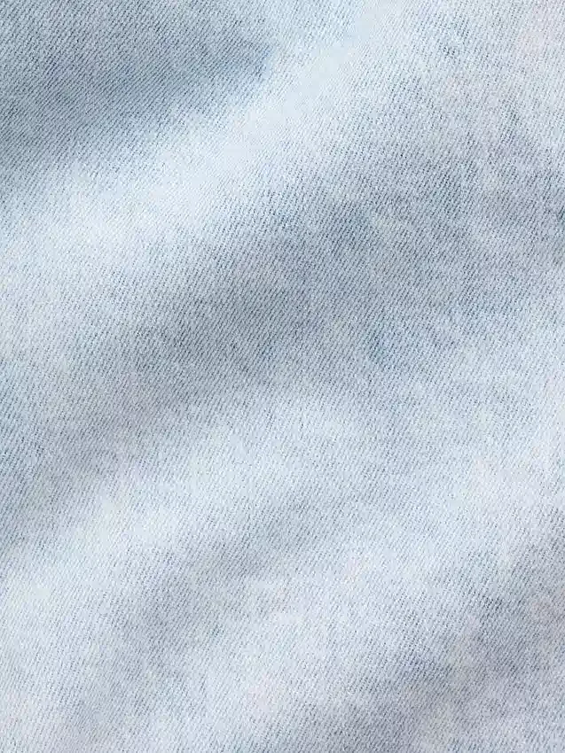 Jeans med hög midja, vid ben och ankellängd