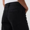 Jeans med hög midja, vid ben och ankellängd
