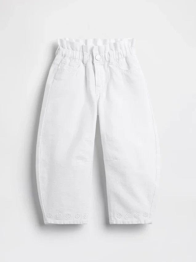 Jeans med hästskoformad söm och hålkant för Baby & Småbarn