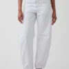 Jeans med låg midja och rak passform