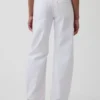 Jeans med låg midja och rak passform