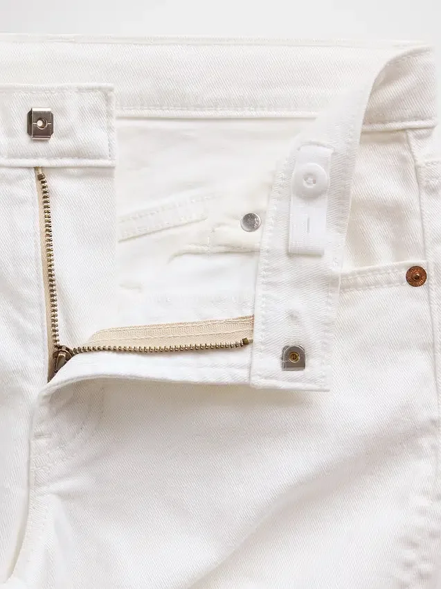 Jeans med låg midja och vida ben