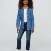 Jeans med medelhög midja för flickor