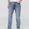 Jeans med medelhög midja för flickor