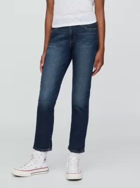 Jeans med medelhög midja för flickor