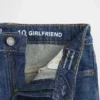 Jeans med medelhög midja för flickor