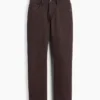 Jeans med medelhög midja och raka, avsmalnande ben