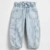 Jeans med randigt mönster och hästsko-design för Baby & Småbarn