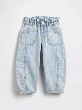 Jeans med randigt mönster och hästsko-design för Baby & Småbarn