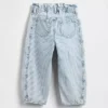 Jeans med randigt mönster och hästsko-design för Baby & Småbarn