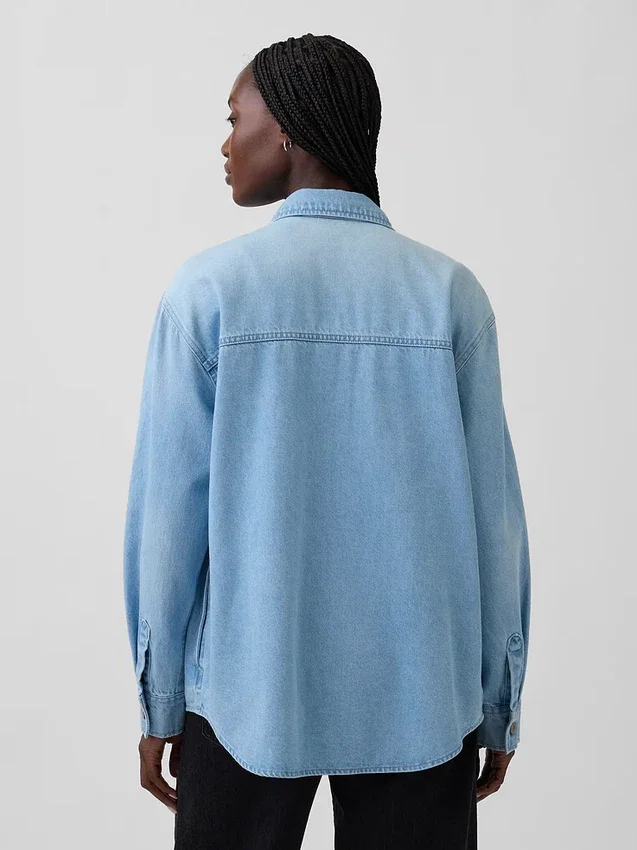 Jeansjacka i westernstil