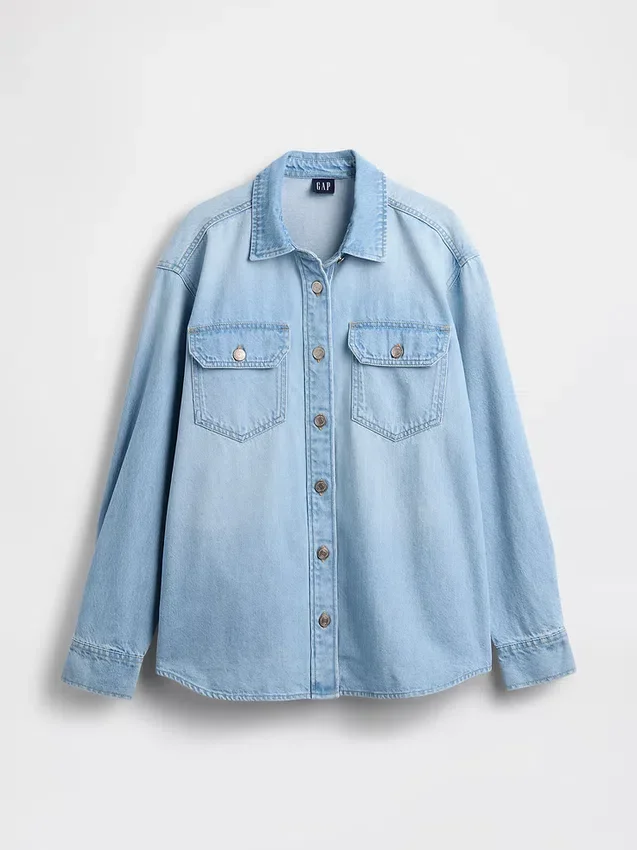 Jeansjacka i westernstil