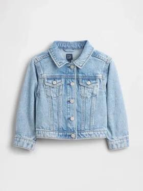 Jeansjacka med hjärtmotiv för Baby & Småbarn
