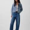 Jeansjacka med vid ärm