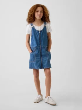 Jeanskjol med dragkedja för barn