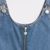 Jeanskjol med dragkedja för barn
