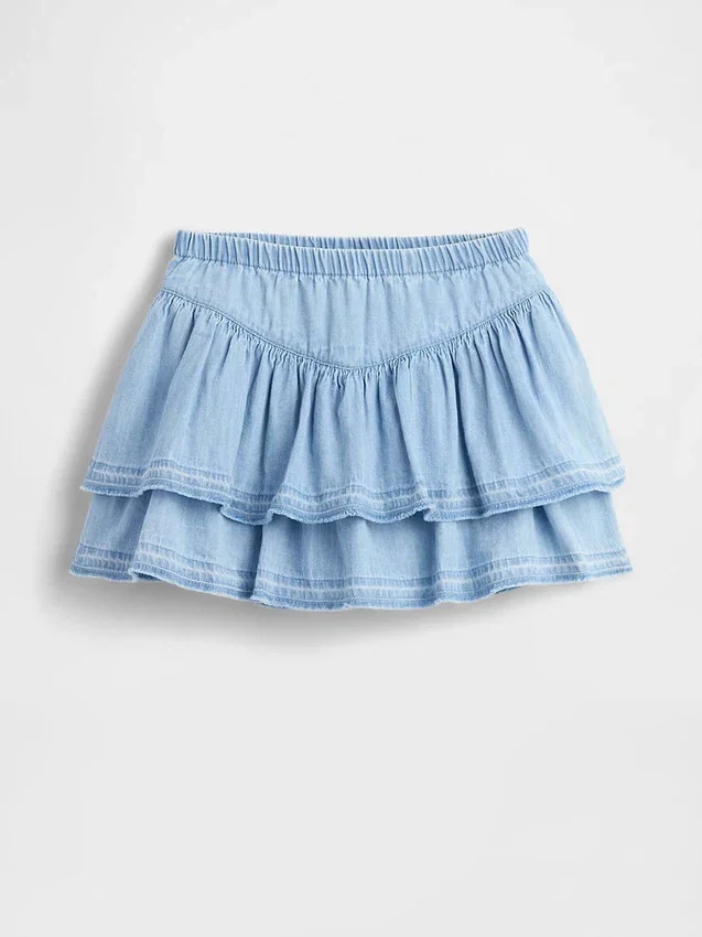 Jeanskjol med volanger för Baby & Småbarn