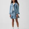Jeanskjol med volanger för barn