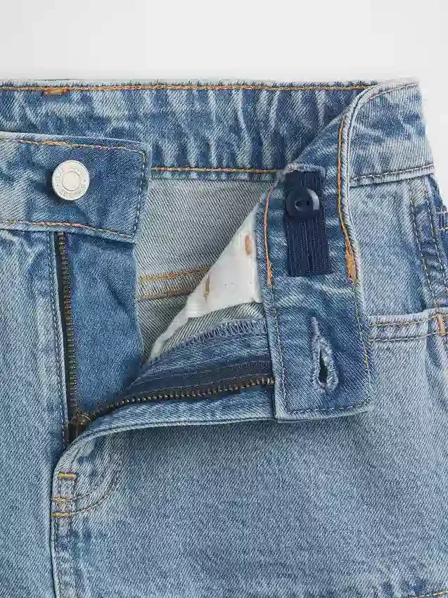 Jeanskjol med volanger för barn