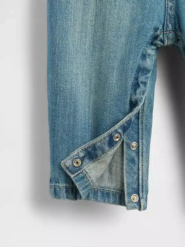 Jeansoverall för spädbarn