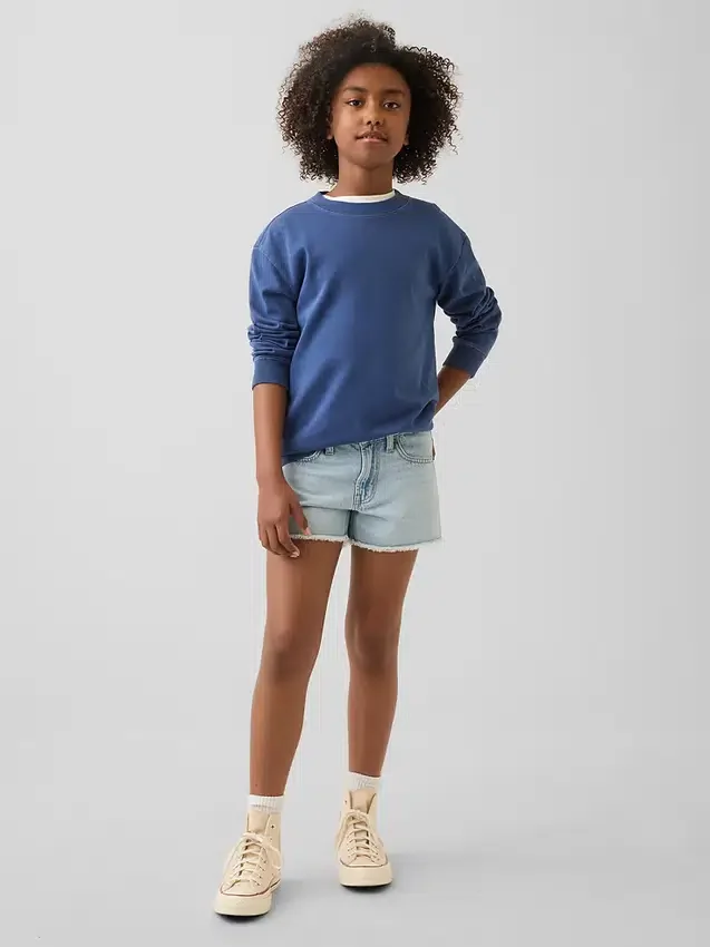 Jeansshorts för barn med låg midja