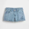 Jeansshorts för barn med låg midja