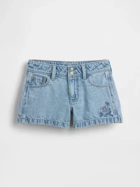 Jeansshorts för barn med låg midja