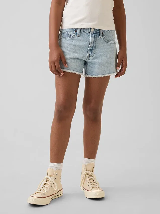 Jeansshorts för barn med låg midja
